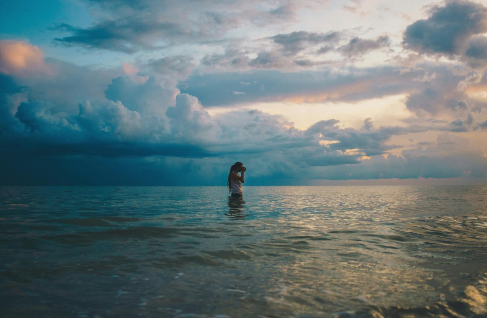 Partecipanti durante un workshop di fotografia in esterni